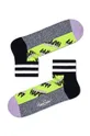 sárga Happy Socks - Zokni Happy Logo 1/4 Crew Férfi