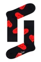 Happy Socks - Κάλτσες Valentine Socks Gift (2-pack) μαύρο