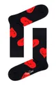 Happy Socks nogavice Valentine Socks Gift (2-PACK) črna