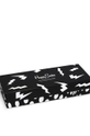 čierna Happy Socks - Ponožky Black & White Socks (4-pak) Pánsky