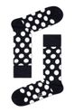 Happy Socks - Sosete Black & White Socks (4-pack)  86% Bumbac, 2% Elastan, 12% Poliamida
