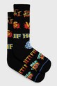 HUF Șosete sosete lungi negru sk00636