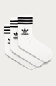 bela adidas Originals nogavice (3-pack) Unisex