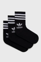 black adidas Originals socks (3-pack) Unisex