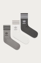 sivá adidas Originals - Ponožky (3-pak) GN3079 Unisex