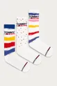 biały Tommy Jeans - Skarpetki (3-pack) 100002405 Unisex