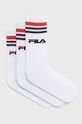 bílá Ponožky Fila (3-pack) Unisex