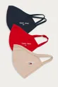 multicolore Tommy Jeans maschera protettiva per il viso (3-pack) Unisex