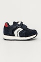 Geox - Buty dziecięce tekstylny granatowy B043CD.022FU.ALBE.20.23