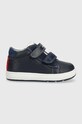 Geox sneakersy skórzane dziecięce granatowy B044DD.08522.BIGLIA