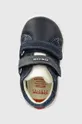 námořnická modř Dětské kožené sneakers boty Geox