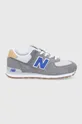 szürke New Balance gyerek cipő GC574NA2 Fiú