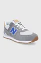 Detské topánky New Balance GC574NA2 sivá