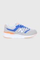 New Balance Buty dziecięce GR997HSK imitacja skóry licowej szary GR997HSK