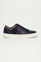 Guess Buty dziecięce imitacja skóry licowej granatowy FI8KYL.LEA12