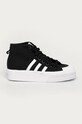 adidas Originals - Trampki Nizza Platform Mid platforma czarny FY2783