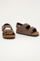 Birkenstock - Kožené sandále Milano hnedá
