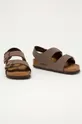 Kožené sandály Birkenstock Milano hnědá