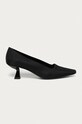 Vagabond Shoemakers - Czółenka Lissie imitacja zamszu czarny 4751.080.20