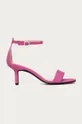 ružová Vagabond Shoemakers - Kožené sandále Amanda Dámsky