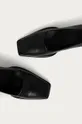 fekete Vagabond Shoemakers - Bőr flip-flop Hedda