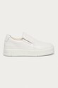 Vagabond Shoemakers - Ghete de piele Judy platformă alb 5124.001.01