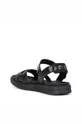 čierna Geox - Kožené sandále