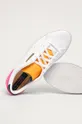 biały adidas Originals - Buty skórzane Sleek FY5058