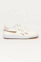 beżowy Reebok Classic Buty skórzane Q46474 Damski