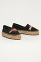 Love Moschino - Espadryle zamszowe czarny