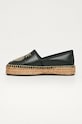Obuwie Love Moschino - Espadryle skórzane JA10043G1CIA0000 czarny