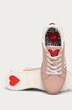 Love Moschino - Kožená obuv ružová JA15123G1CIA160A