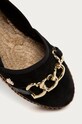 Love Moschino - Espadryle zamszowe JA10383G0CJG0000 czarny