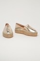 Love Moschino - Espadrile de piele JA10443G0CJB0900 argintiu SS21