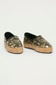 Love Moschino - Espadrile de piele JA10483G0CJF000A negru SS21