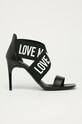Love Moschino - Sandały tekstylny czarny JA16109C0CJC0000