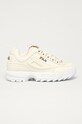 Fila - Buty Disruptor low imitacja skóry licowej beżowy 1010302.84R