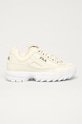 Fila - Buty Disruptor low imitacja skóry licowej beżowy 1010302.84R