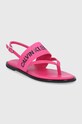 Calvin Klein Jeans Sandały YW0YW00025TPZ YW0YW00025TPZ różowy SS21