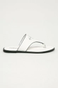 fehér Calvin Klein Jeans - Bőr flip-flop Női