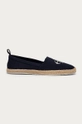 granatowy Calvin Klein Jeans Espadryle YW0YW00035CHW Damski