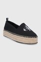 Espadrilky Calvin Klein Jeans YW0YW00037BDS čierna SS21