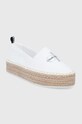 Espadrilky Calvin Klein Jeans YW0YW00037YAF bílá SS21