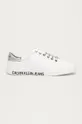 biały Calvin Klein Jeans Tenisówki YW0YW00057YAF Damski