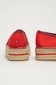 Espadrile Tommy Hilfiger  Vanjski dio: Sintetički materijal, Tekstilni materijal Unutrašnji dio: Tekstilni materijal, Prirodna koža Potplata: Sintetički materijal