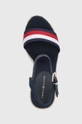 sötétkék Tommy Hilfiger szandál