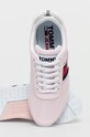 Topánky Tommy Jeans ružová EN0EN01359