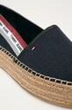 Tommy Jeans - Espadrile EN0EN01376 bleumarin