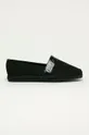 Tommy Jeans - Espadrile sintetic negru EN0EN01277