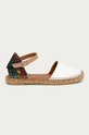 biały Kurt Geiger London - Espadryle skórzane Manty Damski